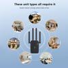 1200Mbps Wireless Wifi Repeater Wifi Signal Repeater Dual-Band 2.4G 5G Wifi Extender Antenna Network Amplifier Wps Router