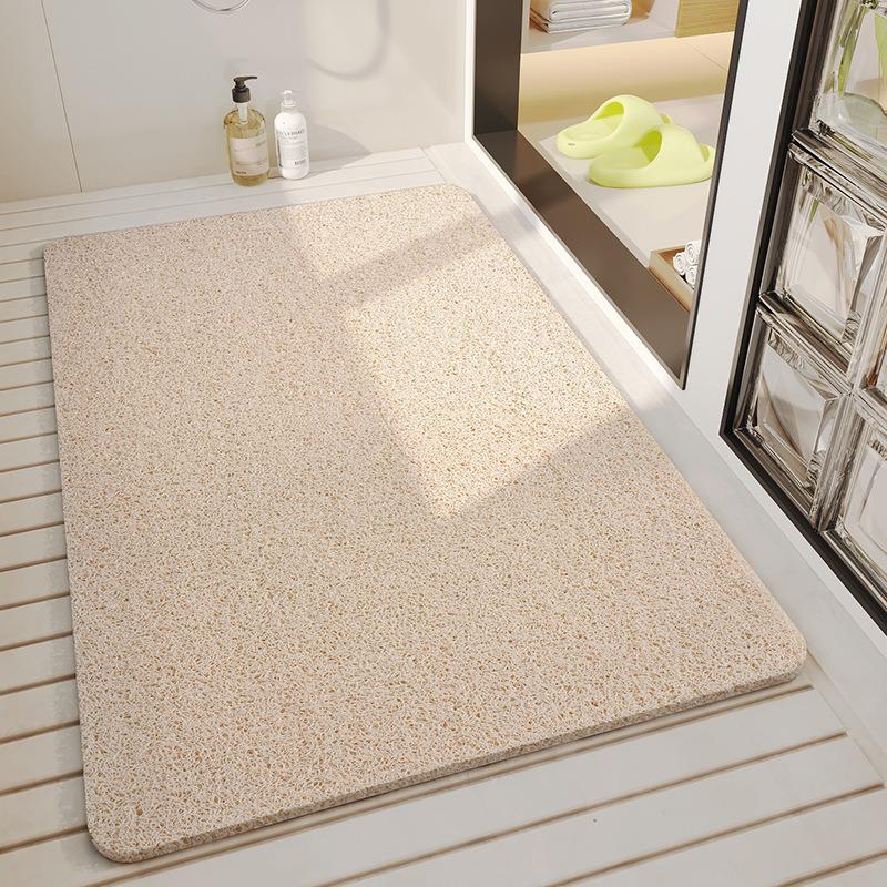 Hohle Seide Anti-Rutsch Badezimmer Matte - Volle Abdeckung Drainage für Dusche, Toilette und Haushalt