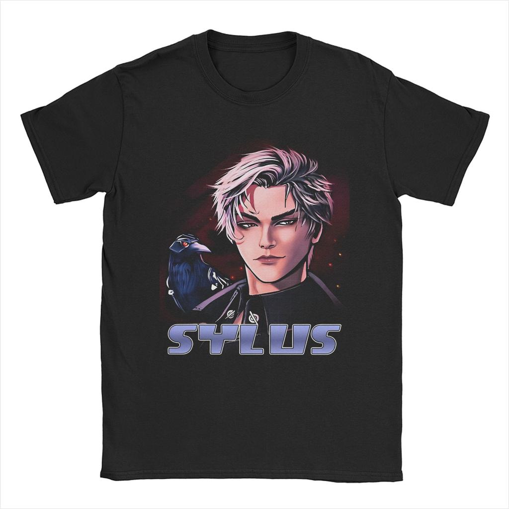 Rafayel Love and Deepspace Girl Dinner T-Shirt for Men Otome Game Anime Cool Cotton Tee Shirt Short Sleeve T Shirt Adult merch