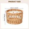 Handwoven Basket Storage Organizer Creative Versatile Lightweight Large Capacity Makeup Organizer for Home Bedroom Decoration