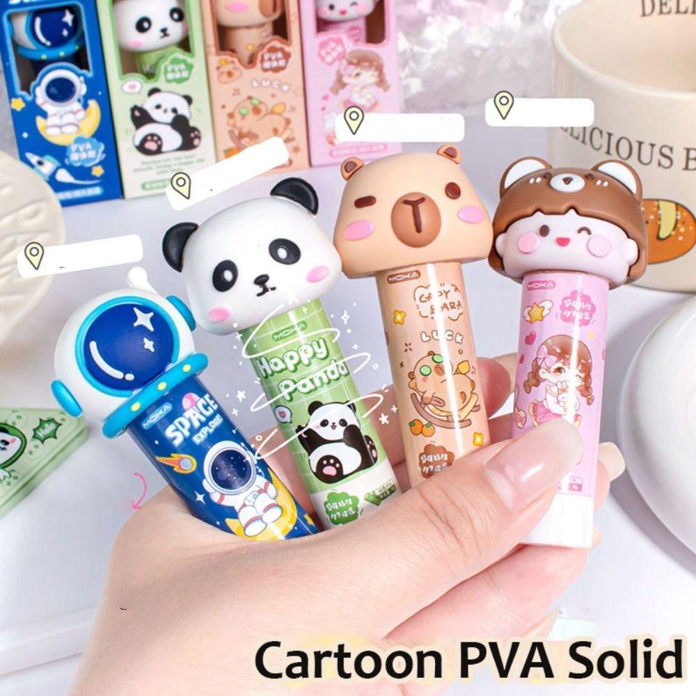 1PCS DIY Glue Stick PVA Super Strong Adhesives Cute Capybara Solid Glue  School Office