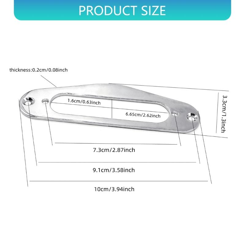 Gitarren-Tonabnehmerrahmen Montageringe Metall-Zierringe Single Coil Humbucker Tonabnehmerring Für Langlebigen Einsatz Ausdauernd