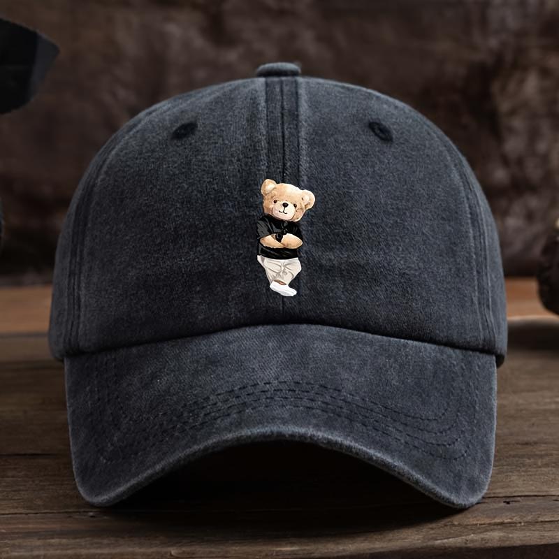 Graphic Baseball Cap Men Women Hip Hop Adjustable Casual Sun Cap чёрный