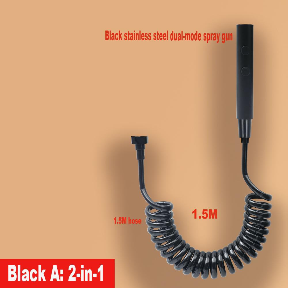 Hand-Bidet-Sprühset mit Dual-Modus, Edelstahl-Spritzpistole, Dusche, Hand-WC-Bidet, Wasserhahn, Sprühdusche, selbstreinigend