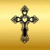 Vintage Metal Wall Cross Ornament Iron Art Decor Home Gift Cafe
