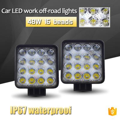 2x 12V LED DRL daytime lights with integrated turn dynamic signal indicators for car van 4x4 bus motorbike