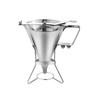 Funnel Dispenser Stainless Steel Cake Batters Distributor Octopus Balls Funnel Perfect Gift for Baking Enthusiasts