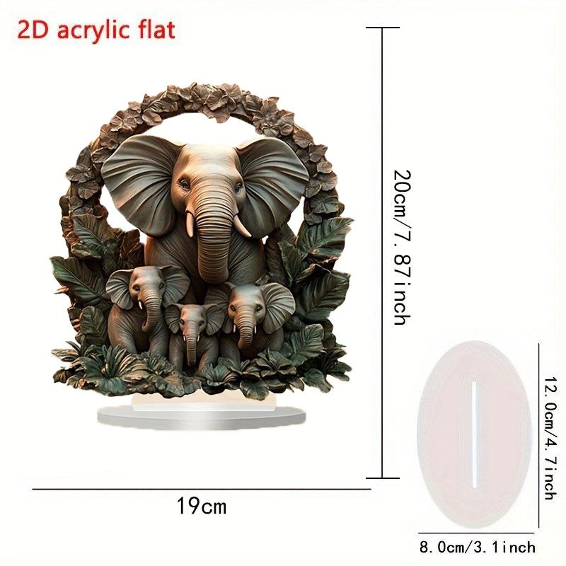 Bohemian Elephant Family Decor for Home or Office