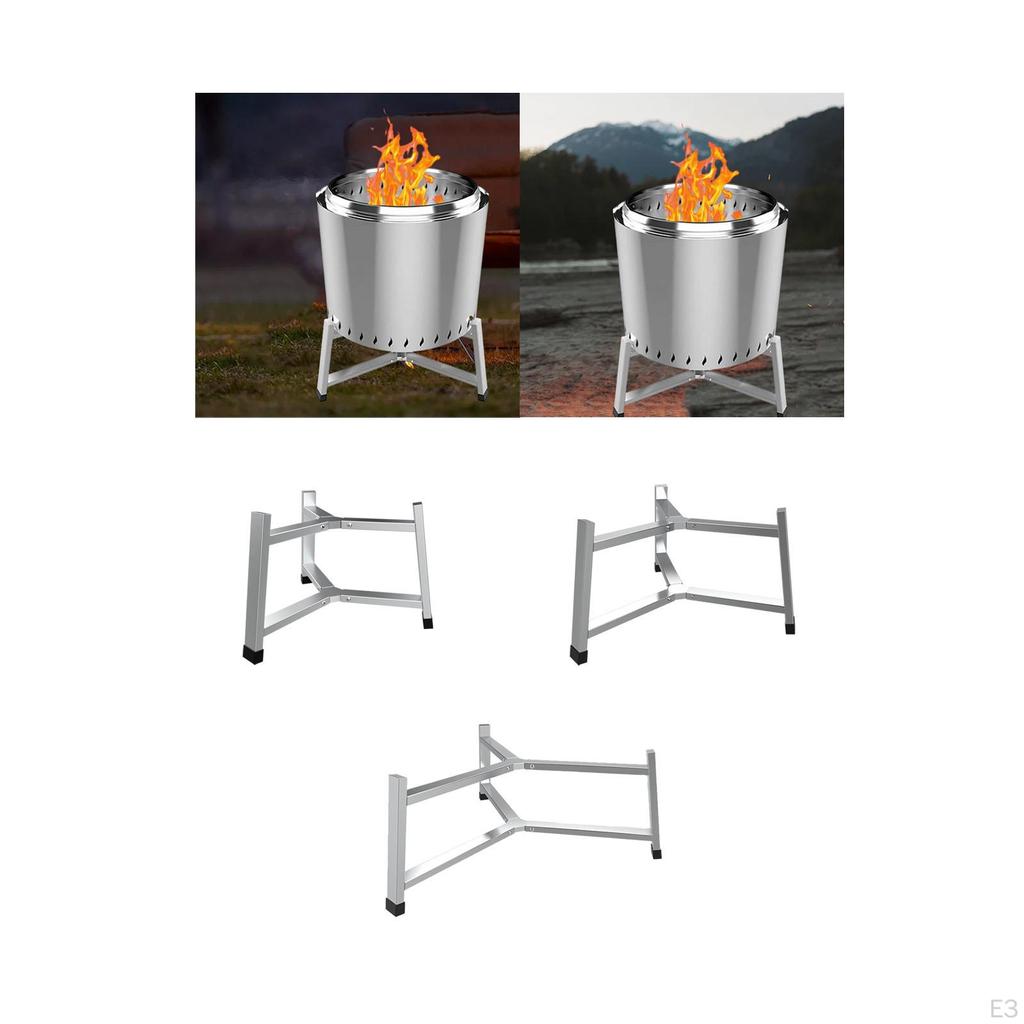 Camping Firepit Support Rack for BBQ and Outdoor Events