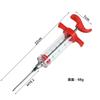30ml Food Grade PP Stainless Steel Needles Spice Syringe Set BBQ Meat Flavor Injector Kithen Sauce Marinade Syringe Accessory