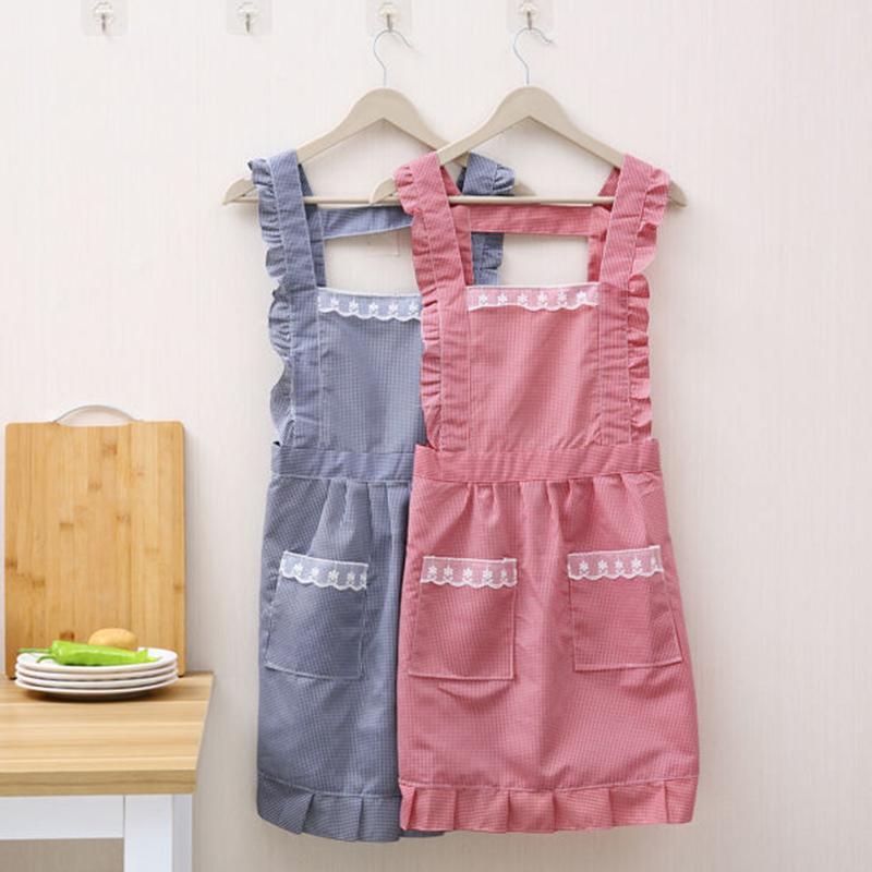 Zástěra Home Kitchen Vodotěsná, olejivzdorná, prodyšná a pohodlná kombinéza Roztomilí Japonci a Japonky mohou vařit kolem pasu