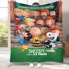 Cute Snoopy Dog Cartoon Flannel Blanket,Ultra Soft Warm Plush Throw for Home Bedroom Bed Sofa Cover Camping Picnic Gift