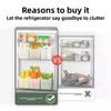 Side Door Storage Box for Organizing and Sorting Refrigerated Items - Inner Side Made of Food-grade Material, Side Storage Door with Boxes On Top