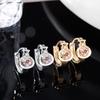Colorful Gemstone Ear Cuffs: Elegant, Versatile, Fashionable Women's Earrings