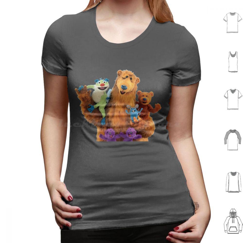 Bear And Friends T Shirt  Cotton Cool Tee Bear In The Big Blue House Bear Nella Grande Blu Bear En La Gran Azul 90 Cartoon