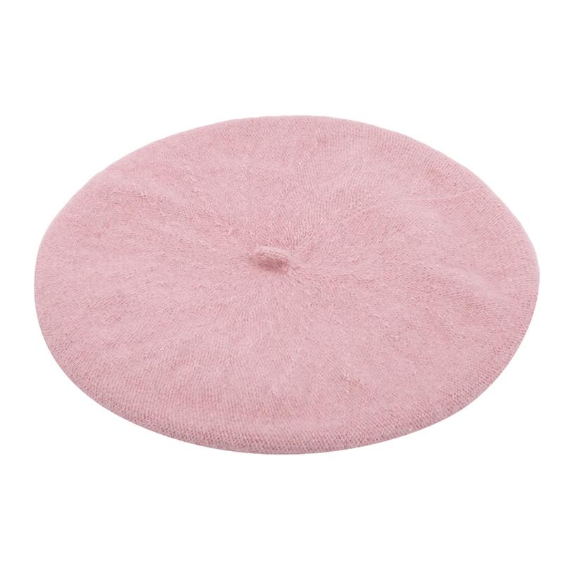 Winter Warm Faux Wool Beret Vintage Unisex Women Girls French Artist Beanie Hat Cap Kawaii Flat Top Caps Warmers 11 Colors