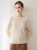 Women's Pure Cashmere Round Neck Sweater - Autumn/Winter 2026 Versatile Pullover