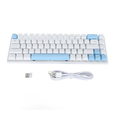 61 Keys Mechanical Keyboard Wireless Blue Switches Keyboard BT5.0 2.4G USB C RGB Backlit Gaming