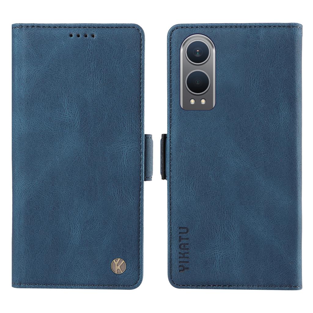 Dla OnePlus Nord CE4 Lite 5G/Oppo K12x 5G (Chiny) Etui Pokrowiec na telefon ze skóry PU Stojak Przegródki na karty