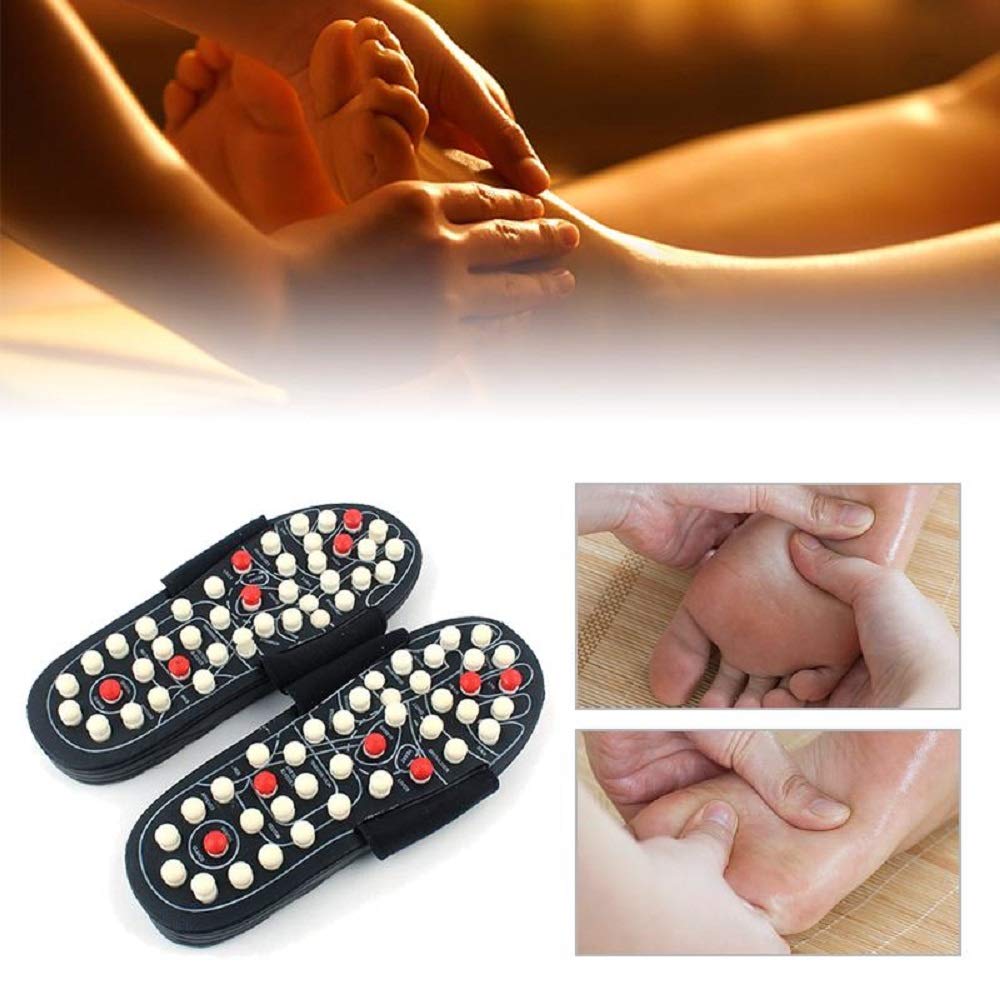 Nika Rotating Massage Slippers Acupressure for Men & Women (Size 7)