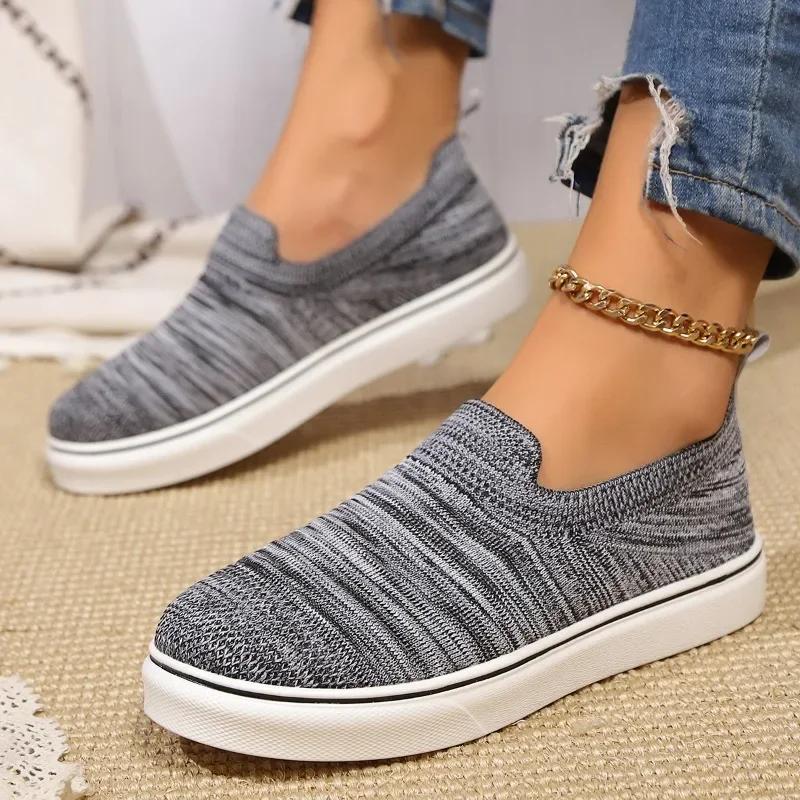 Fashion Autumn Women's Shoes 2024 New Style Lazy One-leg Outdoor Women's Shoes Solid Color Shallow Mouth Non-slip 36-43 Large Size Shoes