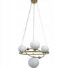 Pendant Lamp Ceiling Chandelier Balls Gold Modern Led Milky