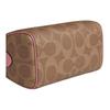 COACH RowanSATCHEL Signature Coated Canvas Crossbody Handbag Medium Women's Pink Brown CCD76-SVYGG