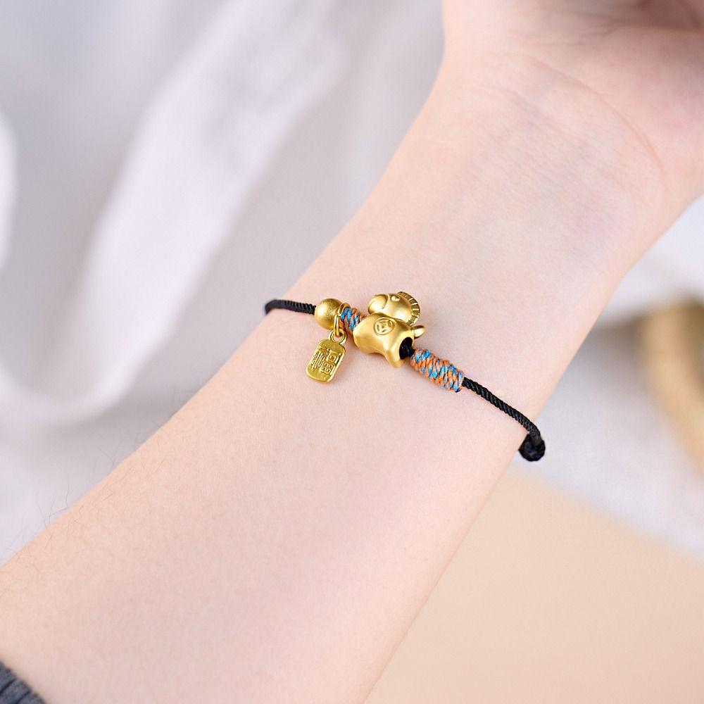 2026 2026 Horse Year Lucky Pony Red Rope New Year Hand Rope Fortune Bracelet Decoration
