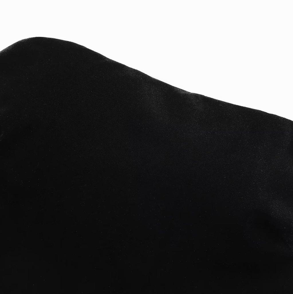 2024 Winter European & American Style Women's Velvet Strapless Short Dress