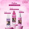 Livon Shake And Spray Hair Serum 100ml Frizz Control Gloss Boost Lightweight Hair Mist For Smooth Shiny Salon Finish Anywhere