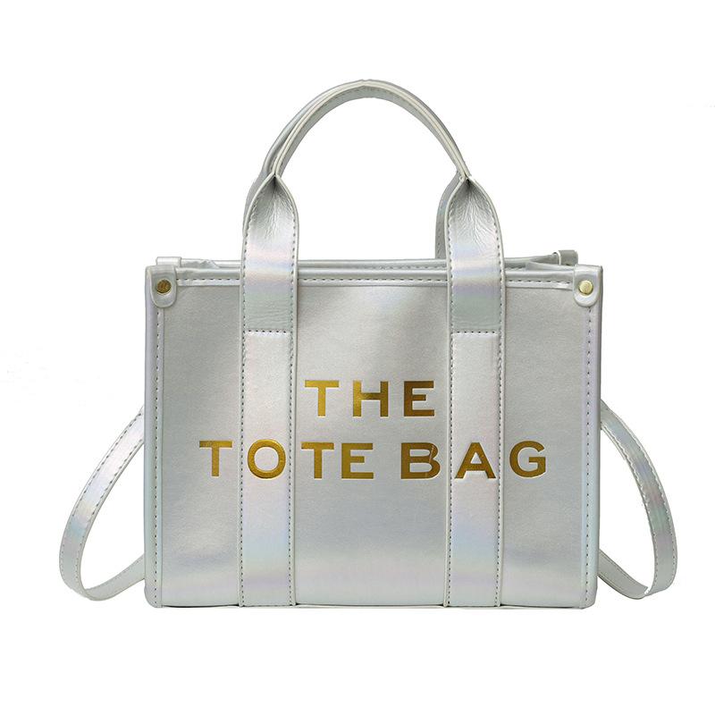 Niche Glossy Design Tote Bag, New Summer Trend Handbag, Fashionable and Simple One-shoulder Crossbody