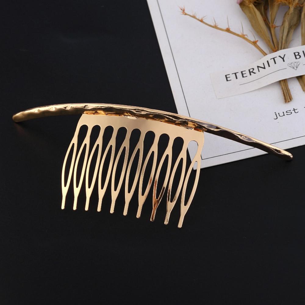 Luxus-Metallblatt-Haarkämme für Damen Hochzeits-Braut-Haarschmuck Mode Seiten-Haarklammern Anstecknadeln Braut-Haarschmuck