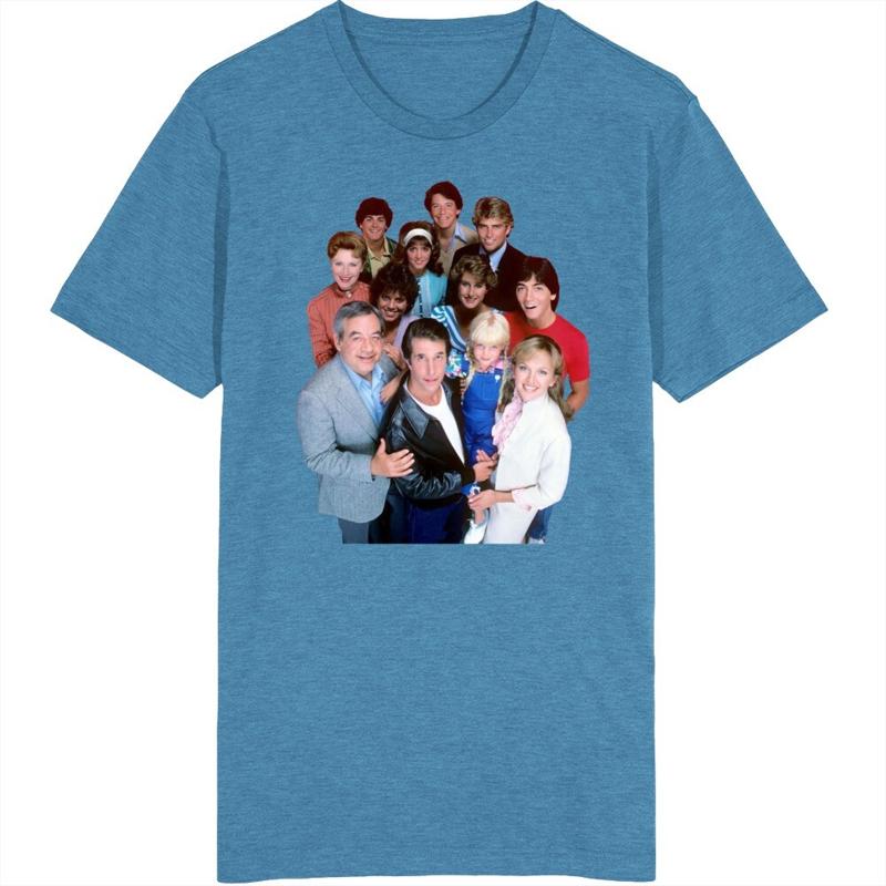 Happy Days Cast Photo T Shirt S разноцветный