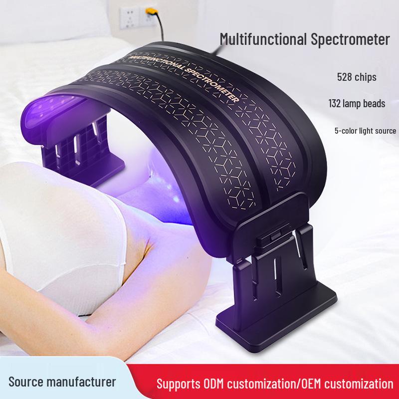 Red Light LED Skin Rejuvenation Panel with Foldable Stand - Home Use Silicone Pulsed Photon Device