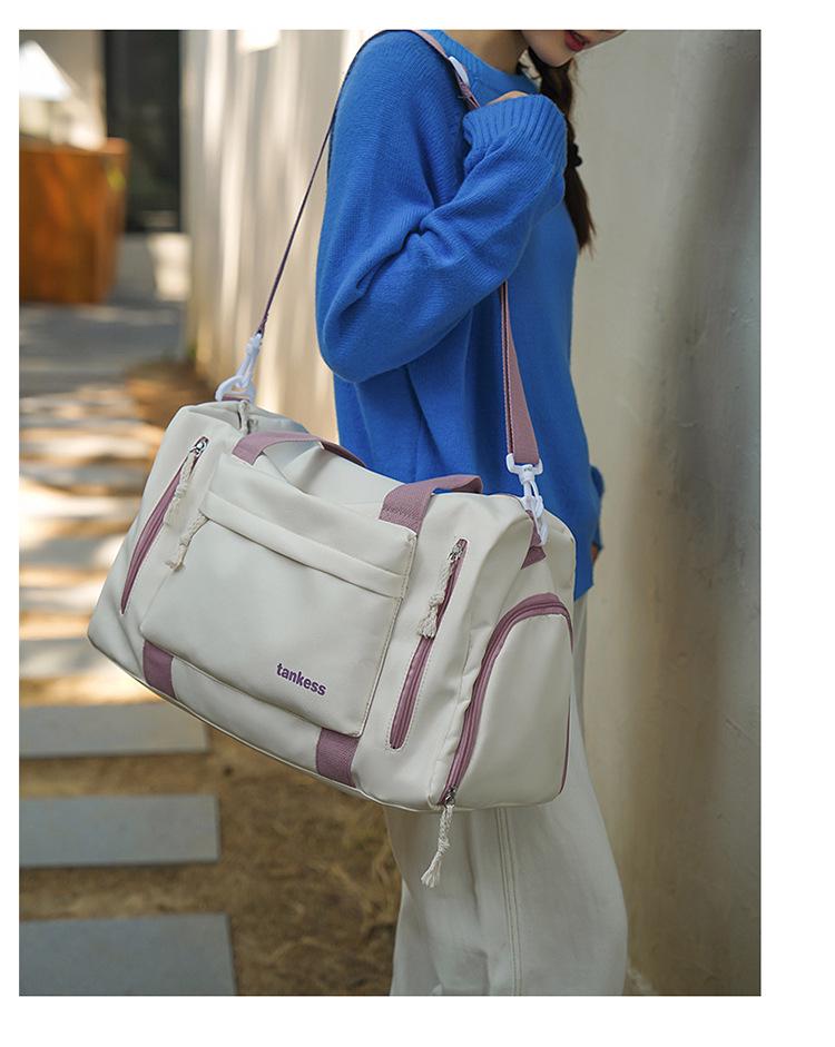 Unisex Nass/Trocken Sport- & Reisetasche: Geräumig, Langlebig, Lässiges Design für Kurztrips, Yoga und Gepäckbedarf