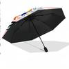 Portable Auto Folding Umbrella,SEVENTEEN 8 Rib Waterproof Umbrella For Camping Commute