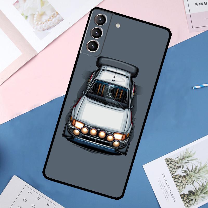 T16 Rally Car Case For Samsung Galaxy S25 Ultra S21 S22 S24 S23 Ultra S9 S10 Plus S21 FE S25 FE Back Cover Galaxy S25 FE