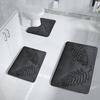 Tapis de salle de bain absorbant et antidérapant en mousse à mémoire de forme