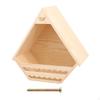 Vogelhaus, Hängendes Vogelhaus, Holz, Dekoration, Outdoor-Vogelkasten Nest für Hof Kolibri