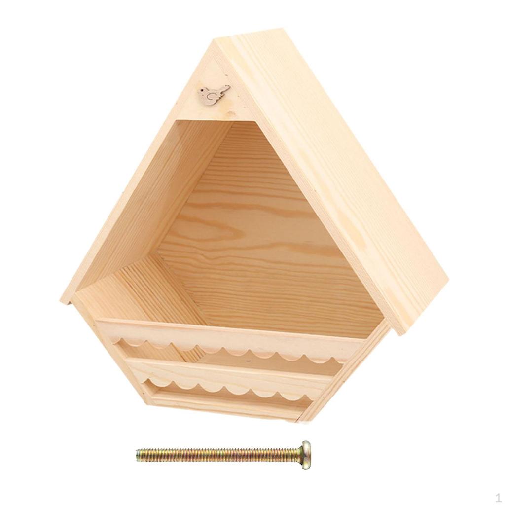 Vogelhaus, Hängendes Vogelhaus, Holz, Dekoration, Outdoor-Vogelkasten Nest für Hof Kolibri