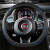 Чехол на руль автомобиля из микрофибры и кожи для Fiat 500 2007- 500e   500L 2014-2018 500X 2015- Автоаксессуары