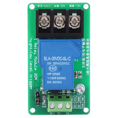 Relay Module 1 Channel with Optocoupler Isolation Support High and Low Level Trigger Switch 30A5V