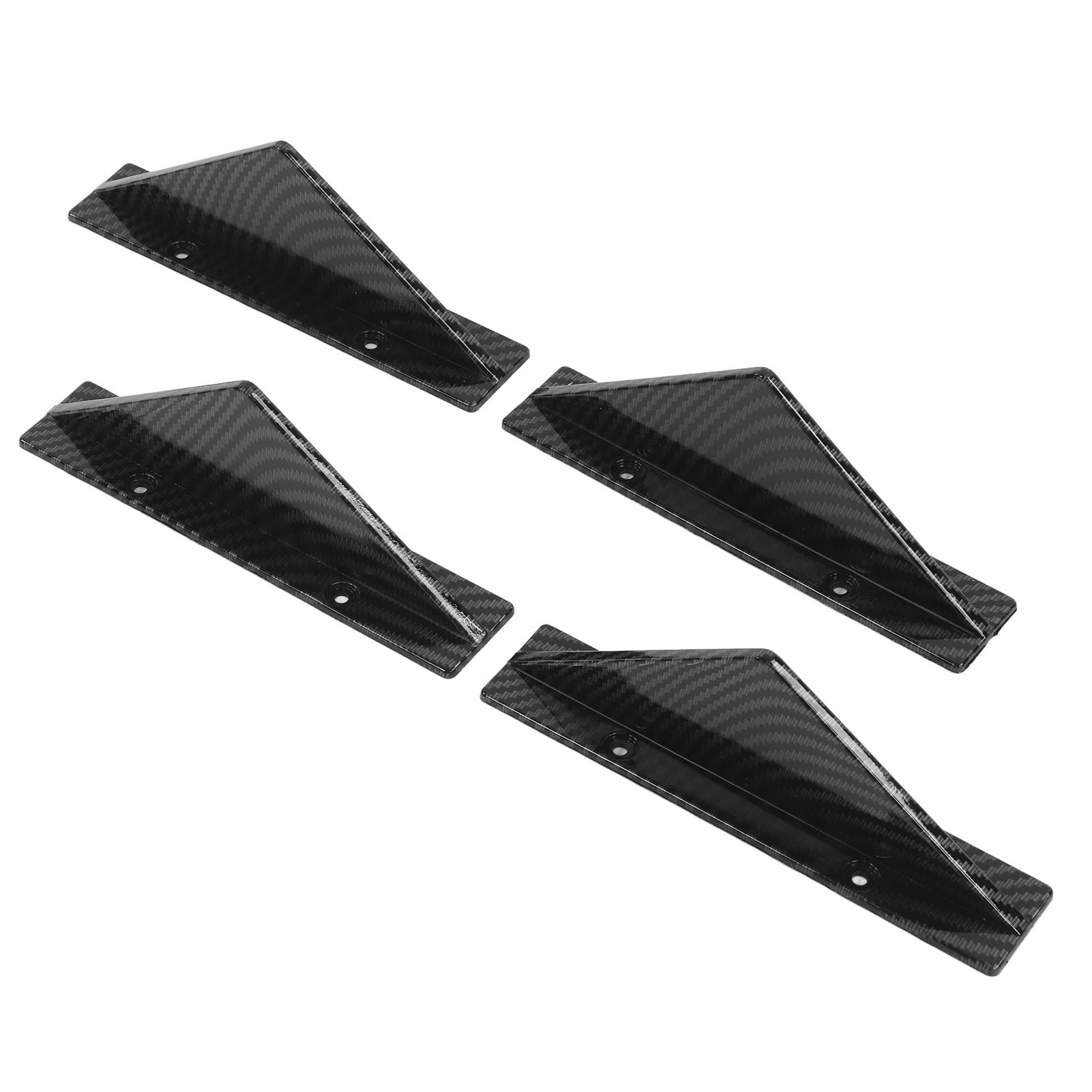 

Universal Rear Bumper Lip Diffuser Kit Black Rear Bumper Spoiler Car Modified Styling Accessories