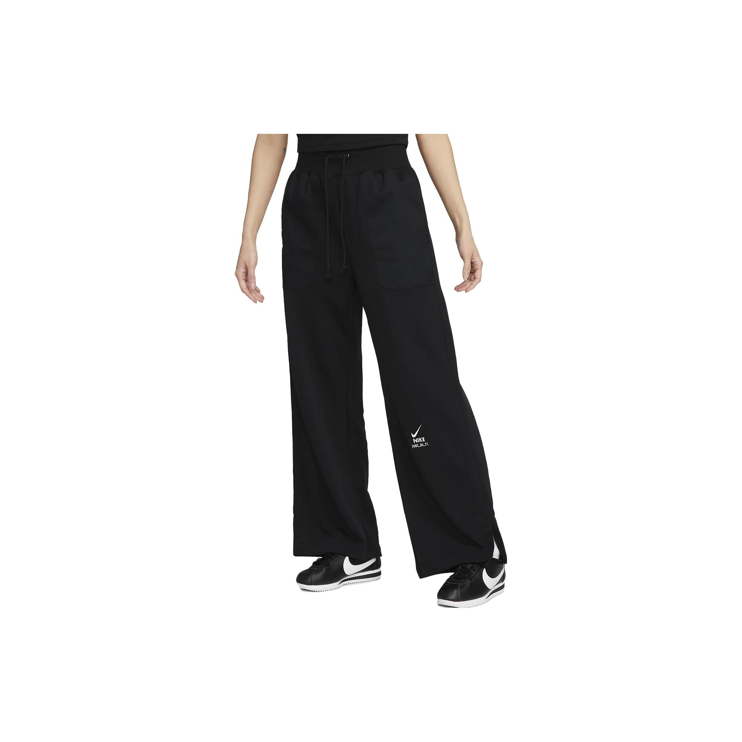 

Новые женские брюки Nike Sportswear City Utility с логотипом и кулиской, черные DV8017-010 L