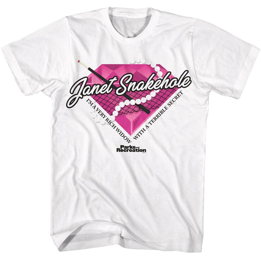Parks and Recreation Janet Snakehole Rich Widow Terrible Secret Men s T Shirt Unisex T-Shirt S