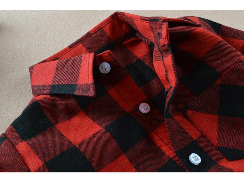 Spring 2025 Boys' Long Sleeve Plaid Korean Style Casual Shirt for Inner and Outer Wear
