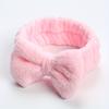 Headband Women's Face Wash Beauty Makeup Headband Flannel Hair Accessory Headband Face Wash Headband Wristband Plush Elastic Headband