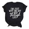 Women's Fashion Printed Plus Size   T-Shirts Short Sleeve Graphic Tee Tops