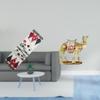 Festive Winter Table Runner And Camel Figurine Ornament for Seasonal Holiday Decor Reusable Xmas