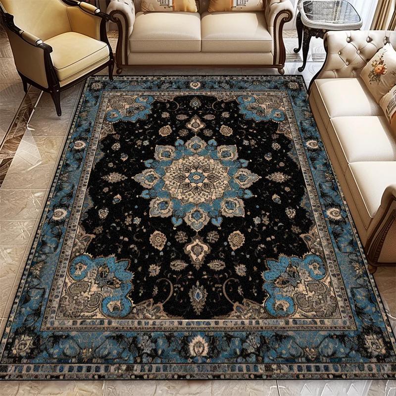 Bohemia Rugs Living Room Decoration Bedroom Deluxe Anti Slip Floor Mats Large Area Carpet Lounge Rug Persian Carpet Washable